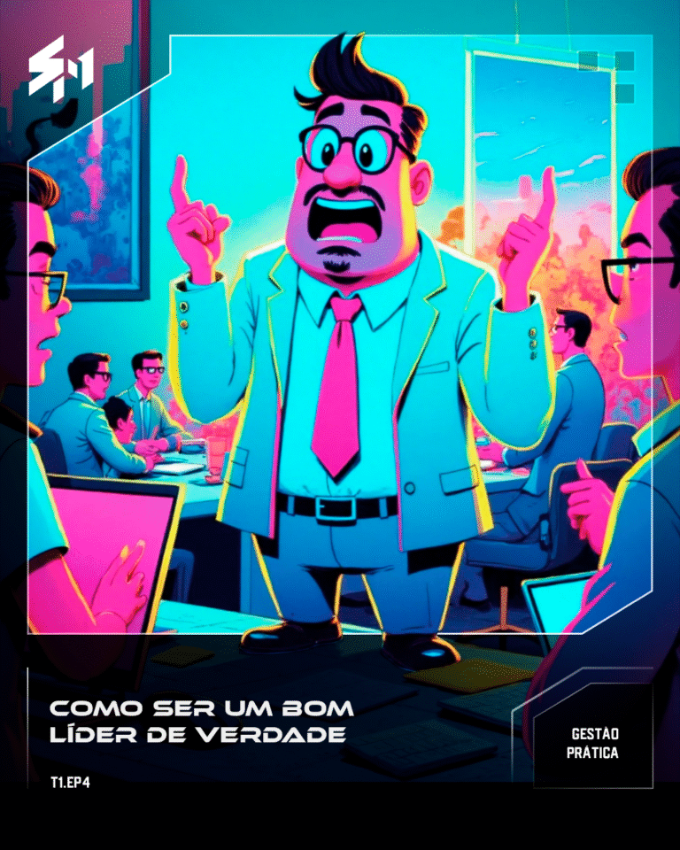 T1.EP4 - Liderança Adaptativa - Um líder tradicional tentando controlar tudo em meio ao caos.
