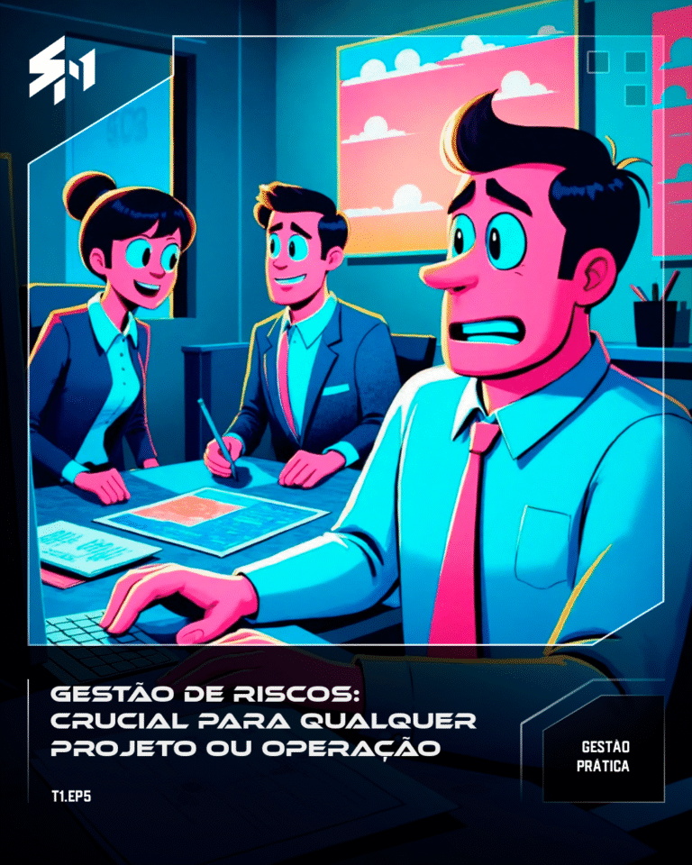 Gestão Prática T1.EP05 - Cena de um projeto indo bem até surgir um problema inesperado.