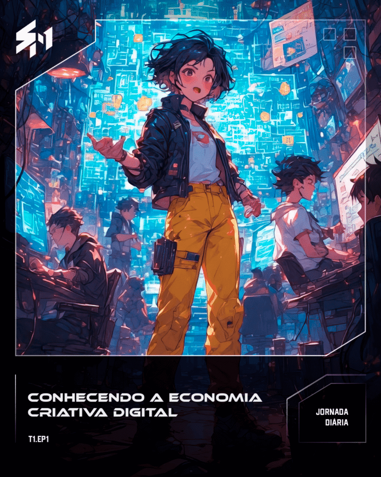 Criador desenvolvendo games ou uma equipe colaborando