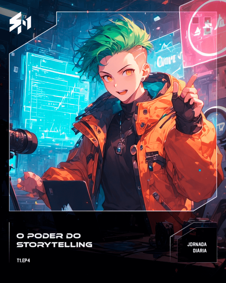 Pessoa produzindo um vídeo ou gravando um conteúdo (podcast)