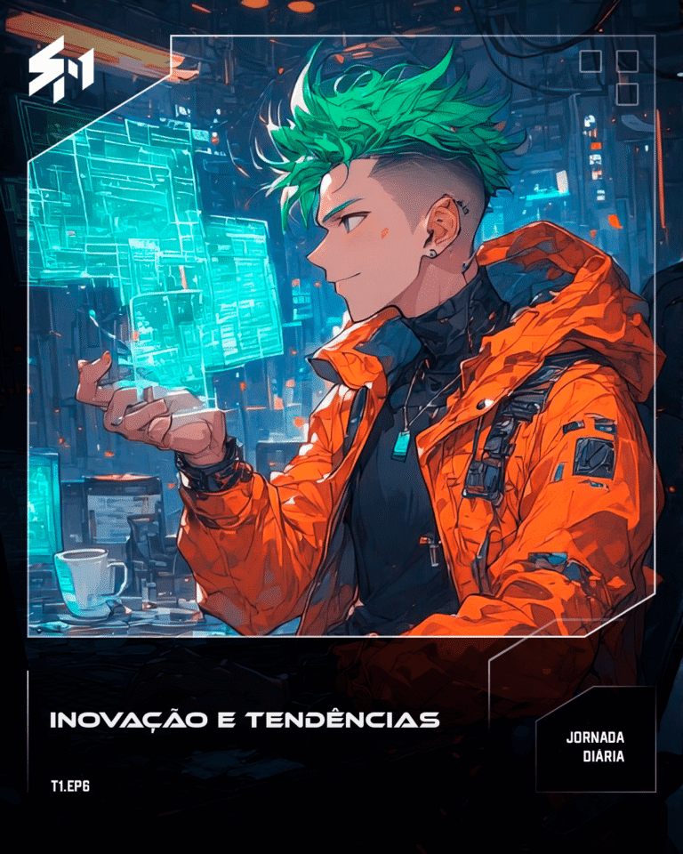 Marco sentado em frente ao computador